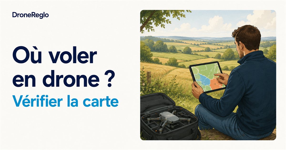 Une carte consultée pour préparer une sortie en drone.